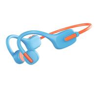 GZCRDZ Casque sans fil à oreilles ouvertes pour enfants - Casque Bluetooth 5.3 à conduction avec micro, ultra léger, étanche IPX5 (bleu)