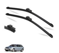 GZCSsm Balais d'essuie-Glace pour Audi A4 B6 8E/8H Octobre 2000-2003,Montage Avant arrière Pare-Brise fenêtre Lame d'essuie-Glace de Voiture Automatique Caoutchouc,A/Left Steering