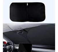 GZCSsm Pare Brise Soleil Voiture pour Volkswagen VW Jetta MK6 2012-2017, Portable Pliable Soleil De Fenêtre Avant De Voiture Parechaleur Intérieurs,A-Black