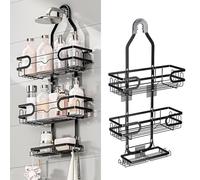 GZCZCC Étagère de Douche à Suspendre Inox Etagere Douche sans Percage Inox Rangement Douche sans Percage Suspendu Rangement Douche sans Percage Crochet