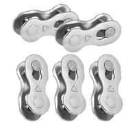 GZDAOXIA 5 Paire Chaine Velo,Chaîne de Vélo réutilisable,Attache Rapide Chaine Velo,Facile à démonter,pour Réparation de Chaîne de Vélo,pour vélo 6, 7, 8 Vitesse Chaîne