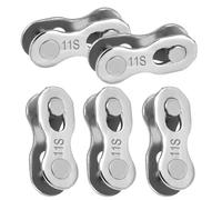 GZDAOXIA 5 Paire Chaine Velo,Chaîne de Vélo réutilisable,Attache Rapide Chaine Velo,Facile à démonter,pour Réparation de Chaîne de Vélo,pour vélo 11 Vitesse Chaîne