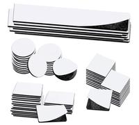 GZDAOXIA 68 Pièces adhésif double face puissant,Tampon Adhésif double face,autocollant double face,Carrés,Ronds,Rectangulaires,pour Mur,Sol,surfaces intérieures des voitures