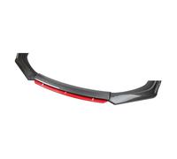 GZDJBSLH Voiture Becquets Avant pour Peugeot RCZ 2011-2023,Séparateur Lame de Pare-Chocs Diffuseur Inférieure Protection Accessoires,A-Carbon Fiber Red