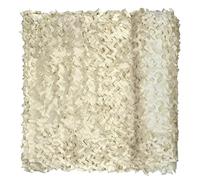 GZDXBF Filet De Camouflage Extérieur, Filet Camouflage Beige Léger, Filet Militaire, Tissu D'ombrage 210d Utilisé pour Les Jeux Militaires, Les Couvertures De Voiture(Size:3x3m/9.8x9.8ft)
