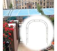 GZDXBF Largeur 120-500cm Arche De Jardin en Acier Inoxydable - Arcade De Rosier Tonnelle De Jardin(Color:25mm,Size:3 * 2.4m(9.8 * 7.9ft))