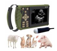 GZGHRZQS Appareil d'Échographie Vétérinaire Portable, Testeur de Grossesse à Ultrasons Multifonctionnel avec Écran HD 5.6 Pouces pour Animaux Agricoles Porcs et Chèvres en Gestation