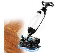 GZGHRZQS Auto laveuse pour Sol Professionnel avec Brosse rotative, Autolaveuse électrique Portable, 43 cm de Large, tête pivotante 360°, 240 RPM, pour aéroports, métros et commerces