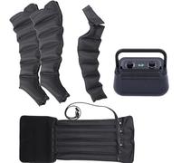 GZGHRZQS Botte Pressothérapie Lymphatique Intégrale, Massageur de Jambes à Compression Air 6 Cavités - Relaxation Musculaire, Drainage Lymphatique, Soulagement Douleurs et Rétention d'eau