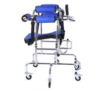 GZGHRZQS Déambulateur Pliable Léger 6 Roues pour Enfants Handicapés | Cushion Walker pour Enfants Atteints De Paralysie Cérébrale | Hauteur Réglable | pour Personnes handicapées