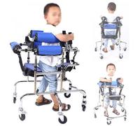 GZGHRZQS Déambulateur pour Enfants Atteints de Paralysie Cérébrale | Cadre Debout De Réadaptation D'Hémiplégie Marcheur Aide à La Marche pour Les Personnes Handicapées