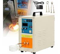 GZGHRZQS Four de Forge & Chauffeur par Induction HF 15KW, 30-100KHz | Machine à Chauffage Tri-étages | pour Forge, Recuit, Soudage et Fusion Or/Argent/Cuivre