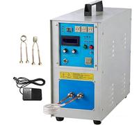 GZGHRZQS Four de Forge & Chauffeur par Induction HF 15KW, 30-100KHz | Machine à Chauffage Tri-étages | pour Forge, Recuit, Soudage et Fusion Or/Argent/Cuivre