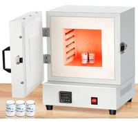 GZGHRZQS Four De Laboratoire Haute Température Clos, Four de Frittage électrique, Utilisé pour La Cuisson De Moules en Plâtre Et La Coulée De Métaux, Grande Capacité 16 X 16 X 13,8 Cm