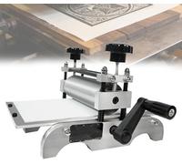 GZGHRZQS Lamineur Manuel avec Rouleau Pression Réglable, Presse à Graver de Bureau, Machine d'impression et de Dessin Bois, Cuivre et Papier, Équipement Artistique DIY