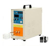 GZGHRZQS Machine de Chauffage par Induction Haute Fréquence 15KW | Four à Induction pour Fusion Or, Argent, Cuivre, Machine de Trempe et de Recuit | 30-100KHz Monophasé