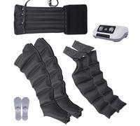 GZGHRZQS Masseur Électrique Compression d'air Bottes Pressothérapie, Botte Pressothérapie Lymphatique, Pressotherapie Jambes et Ventre Et Bras, Favoriser La Circulation Sanguine