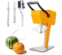 GZGHRZQS Presse-Agrumes de comptoir en Acier Inoxydable, Machine électrique pour Oranges, Ananas et pastèques, Facile à Utiliser et à Nettoyer, sans éplucher, pour Bars et Restaurants