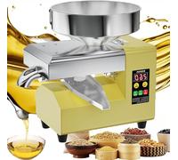 GZGHRZQS Presse Huile de Tournesol, Machine à Presse à Huile Automatique, Presse à Huile Hydraulique, Acier Inoxydable Domestique, Machine d'extraction de Presse-Huile Froide