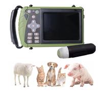 GZGHRZQS Scanner à Ultrasons Vétérinaire, Appareil D'échographie Vétérinaire, pour Porcs Et Ovins Echographie Appareil Grossesse Multifonction avec Lecture HD Couleur