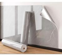 GZGLZDQ Papier Peint Autocollant Effet Marbre, Épaisseur 2.6 mm Imperméable Credence Adhesive, XPE Carrelage Adhesif pour Salle de Bain, Cuisine, Plan de Travail, Meubles(B,40 cm x 1000 cm)