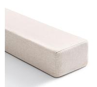 GZGLZDQ Rallonge de Matelas Amovible et Lavable, Remplissage d‘Espace de Lit Maintient la Forme, en Lin et Mousse 45D, Remplisseur d’Espace pour Canapé, Lit et Mur(Off-White,150 X 5 X 5 cm)