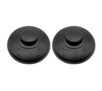 GZGXKJ 2 Pièces Interrupteur à Pied DiamèTre 70mm Interrupteur a Pie 250V/2A Interrupteurs Lampe pour Lampes de Table pour Enfants Lampes de Cuisine ou Autres Lampe (Noir)