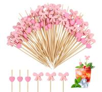 GZGXKJ 200 Pcs Pic Aperitif 12cm Pique a Brochette Bois Piques à Cocktail