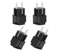 GZGXKJ 4pcs Adaptateur Prise Universel EU Prise de Voyage Adaptateur Universel vers Prise Adaptateur International pour Corée/Allemagne/Russie/Europe et Autres Régions