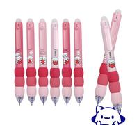 GZGXKJ Lot de 8 Stylo Effaçables 0,5 mm Kawaii Fantaisie Gel Bleu - Papeterie Idéale pour Étudiants et Fournitures de Bureau