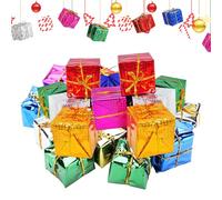 GZGXKJ Lot de 96 mini boîtes de décoration à suspendre pour sapin de Noël - 2,5 cm