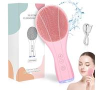 GZhaizhuan Brosse Nettoyante Visage Électrique IPX7 Étanche Appareil de Nettoyage Visage, Silicone Souple et Vibration Sonique Réglable pour un Nettoyage en Profondeur, Exfoliation et Massage Doux