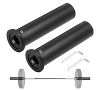 GZhaizhuan Lot de 2 Manchons d'Adaptateur Olympique en Polypropylène pour Haltères - Convertit les Barres de 25 mm en 50 mm - Amovible avec Clé Hexagonale