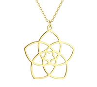 GZHENGZG Colliers pour hommes et bijoux pour femmes Collier Venus Love Collier Fleurs de Vénus Collier Fleur d’Amour Bijoux Pour Hommes Femmes cadeau