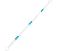 GZHENOZ Barres de cônes de signalisation rétractables - Ensemble de 5, poteaux de Connexion de barrières réglables pour la sécurité routière, barrières de Chantier (Bleu)