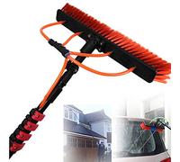 GZHENOZ Brosse télescopique alimentée en Eau en Alliage d'aluminium (3,6 m/5,4 m/6 m/7,2 m/9 m/11 m), équipement de Nettoyage de Panneaux photovoltaïques pour vitres de camions,