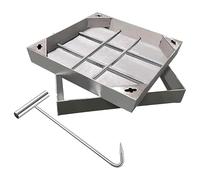 GZHENOZ Couvercles de Fosse septique Invisibles Personnalisables - Couvercle de Regard carré et Cadre pour allées, quais, autoroutes - Sécurité améliorée, esthétique et Design