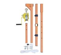 GZHENOZ Outil d'installation de climatiseur, treuil Manuel autobloquant avec câble de 10 m et Grue à Support Pliable - Équipement de Levage Essentiel pour Les Professionnels du C