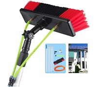 GZHENOZ Perche télescopique de Nettoyage de vitres de 5 à 12 m, Brosse Extensible alimentée par Eau, adaptée au Nettoyage de toits de vérandas, de Panneaux photovoltaïques et de