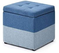 GZHENOZ Repose-pieds, tabouret de coiffeuse, tabouret de rangement, tabouret de canapé en tissu tendance, banc de rangement créatif, banc de rangement pour chaussures à changer, ottomane, 40 × 40 × 40