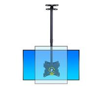 GZHENOZ Support TV Double Face pour Plafond, Support télescopique à Mouvement Complet, pour écrans Plats LCD de 22 à 43 Pouces (2,5 m)