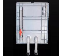 GZHERVICES Boîte De Filtration pour Aquarium, Kit De Filtration Et De Circulation À Monter Soi-même, Filtre pour Aquarium/bac De Stockage, Système De Circulation d'eau Externe pour Bassin(40x30x50cm)