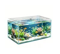 GZHERVICES Couvercle D'aquarium, Couvercle Évasion, Couvercle Transparent pour Bac, Couvercle Supérieur pour Aquarium, Couvercle Évasion pour Terrariums(Clear-8mm,100x40cm)