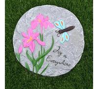 GZHERVICES Pas Japonais Et Pierres Décoratives pour Le Jardin, Dalles De Pavage, Pierres Raffinées pour Pelouses Et Espaces Verts,Pierres Décoratives Idéales pour Jardins(Multi-Colored-S)