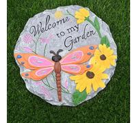 GZHERVICES Pas Japonais Et Pierres Décoratives pour Le Jardin, Dalles De Pavage, Pierres Raffinées pour Pelouses Et Espaces Verts,Pierres Décoratives Idéales pour Jardins(Multi-Colored-I)