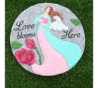 GZHERVICES Pas Japonais Et Pierres Décoratives pour Le Jardin, Dalles De Pavage, Pierres Raffinées pour Pelouses Et Espaces Verts,Pierres Décoratives Idéales pour Jardins(Multi-Colored-F)