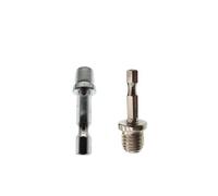 GZHXF Vis de bielle for perceuse électrique M14/M10, adaptateur de filetage 14/10 mm, tige hexagonale, connecteur de mandrin, 1/2/4 pièces