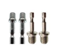 GZHXF Vis de bielle for perceuse électrique M14/M10, adaptateur de filetage 14/10 mm, tige hexagonale, connecteur de mandrin, 1/2/4 pièces