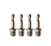 GZHXF Vis de bielle for perceuse électrique M14/M10, adaptateur de filetage 14/10 mm, tige hexagonale, connecteur de mandrin, 1/2/4 pièces