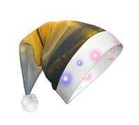 GZHYHAKAN Chapeau de Noël à LED avec imprimé Sunrise Horizon pour adulte, parfait pour Noël, Halloween et fêtes du Nouvel An